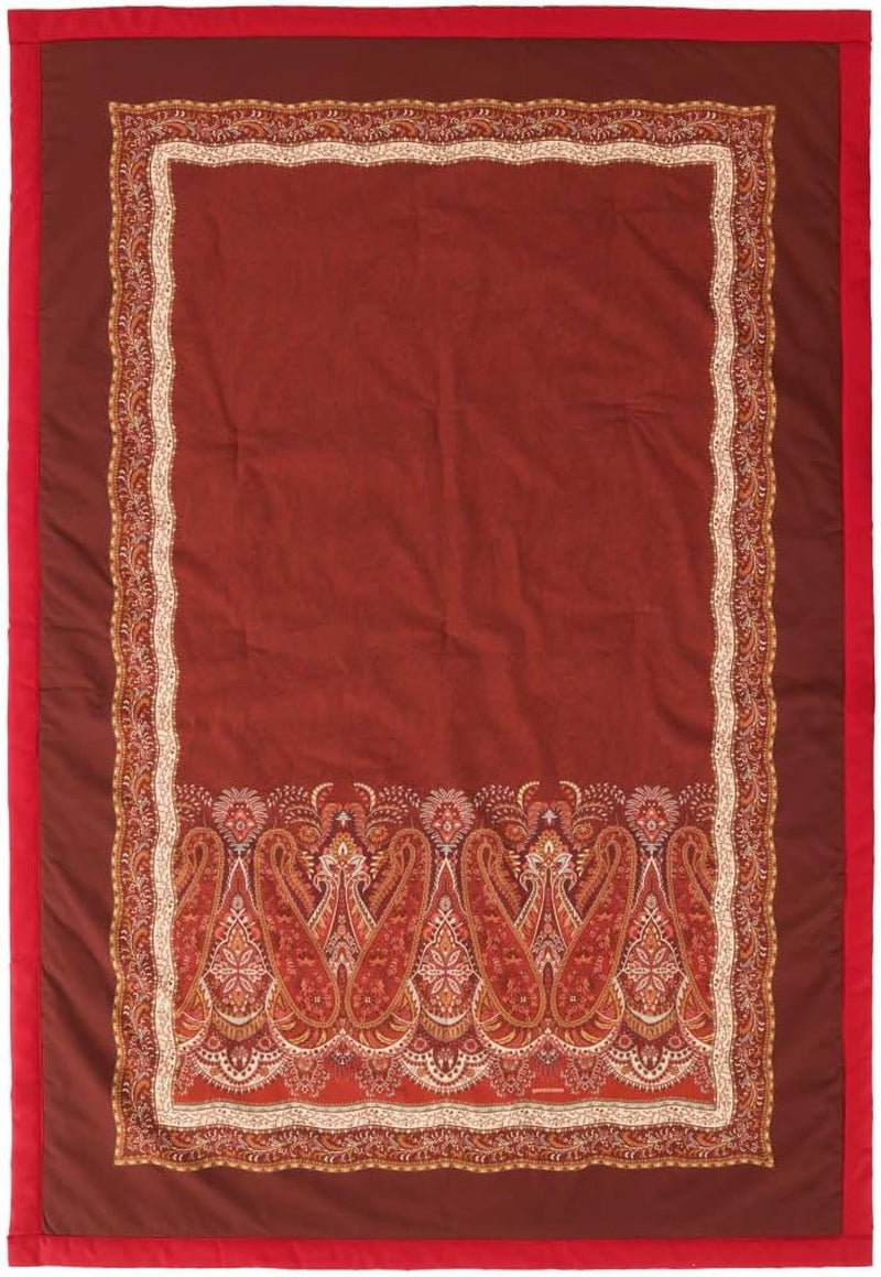 BASSETTI károvaná bavlna SABBIONETA barva MODRÁ B3 velikost 135X190 Peřiny a přikrývky Naty Shop Bordeaux 135X190