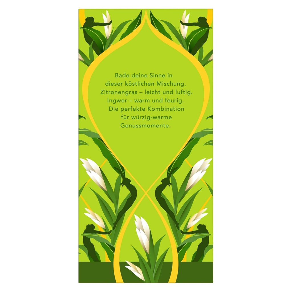 Pukka | Ceai din plante bio „Lemongrass &amp; Ginger” | Lemongrass, ghimbir și lemn dulce | 4 x 20 pliculețe de ceai