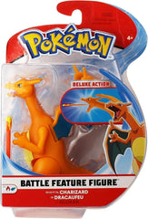 Pokémon PKW0368 – figurka s hranou bitvou – oficiální pohyblivá figurka Glurak 11,5 cm akční figurky Naty Shop