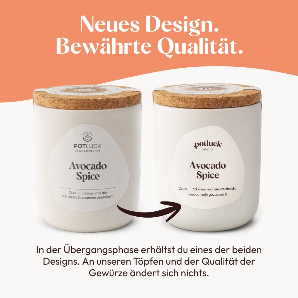 Potluck | Stullen Spice | Gewürzzubereitung im Keramiktopf | 60 g | Vegan, glutenfrei und mit natürlichen Inhaltsstoffen
