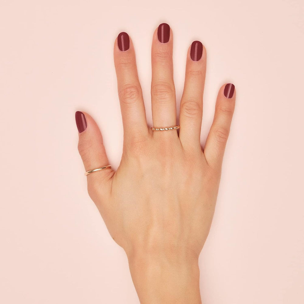 Semipermanentní lak na nehty Milano Professional, no. 21 Burgundsko, objemový efekt, dlouhotrvající, pro intenzivní a lesklé nehty, 4,5 ml