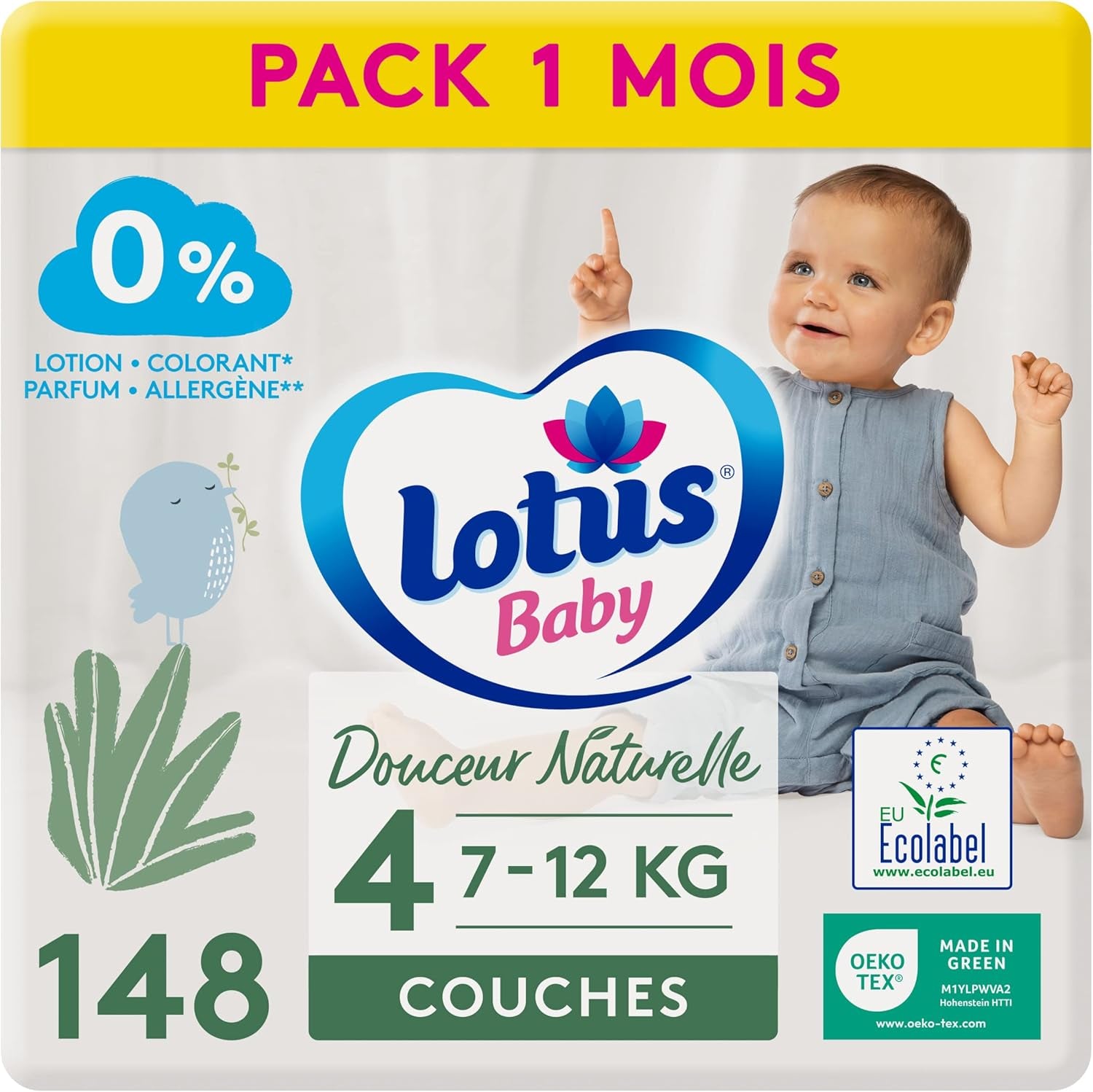 Douceur Naturelle – Velikost 3 plen (5-9 kg) 1měsíční balení – 172 plen