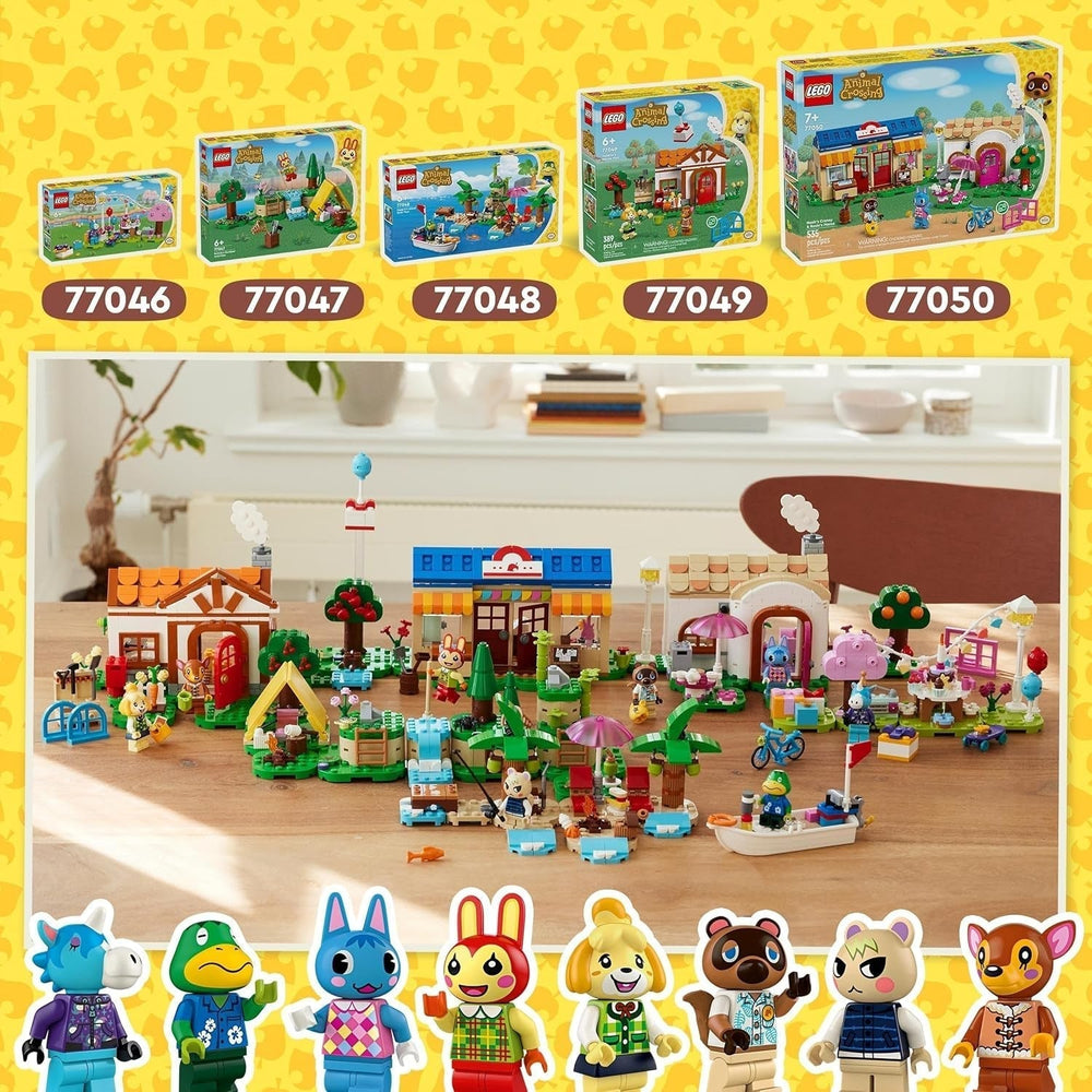 LEGO Animal Crossing Käptens Island Prohlídka lodí, kreativní hračka pro děti se 2 minifigurkami ze série videoher včetně Huschke, dárek pro dívky a chlapce od 6 let 77048 Stavebnice Besuche den LEGO-Store