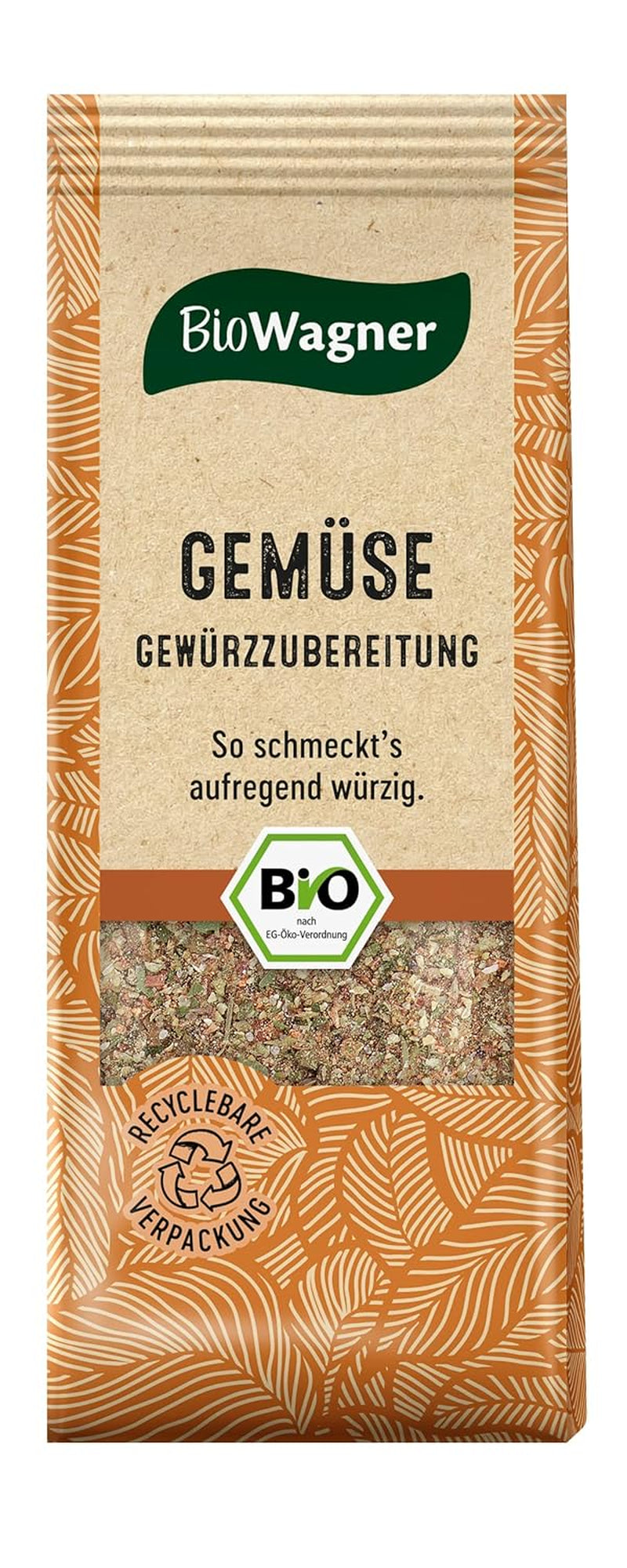 BioWagner - Bio Ras el Hanout, Gewürzmischung für Orientalische und Arabische Gerichte, ideální pro kuskus, Tajine nebo Hummus, přírodní Bio-Zutaten, recyklovatelné balení, 50 g