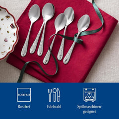 Villeroy & Boch - Toy'S Delight sada kávových lžiček 6 kusů Silver Platinum, vhodné do myčky Kitchen Naty Shop