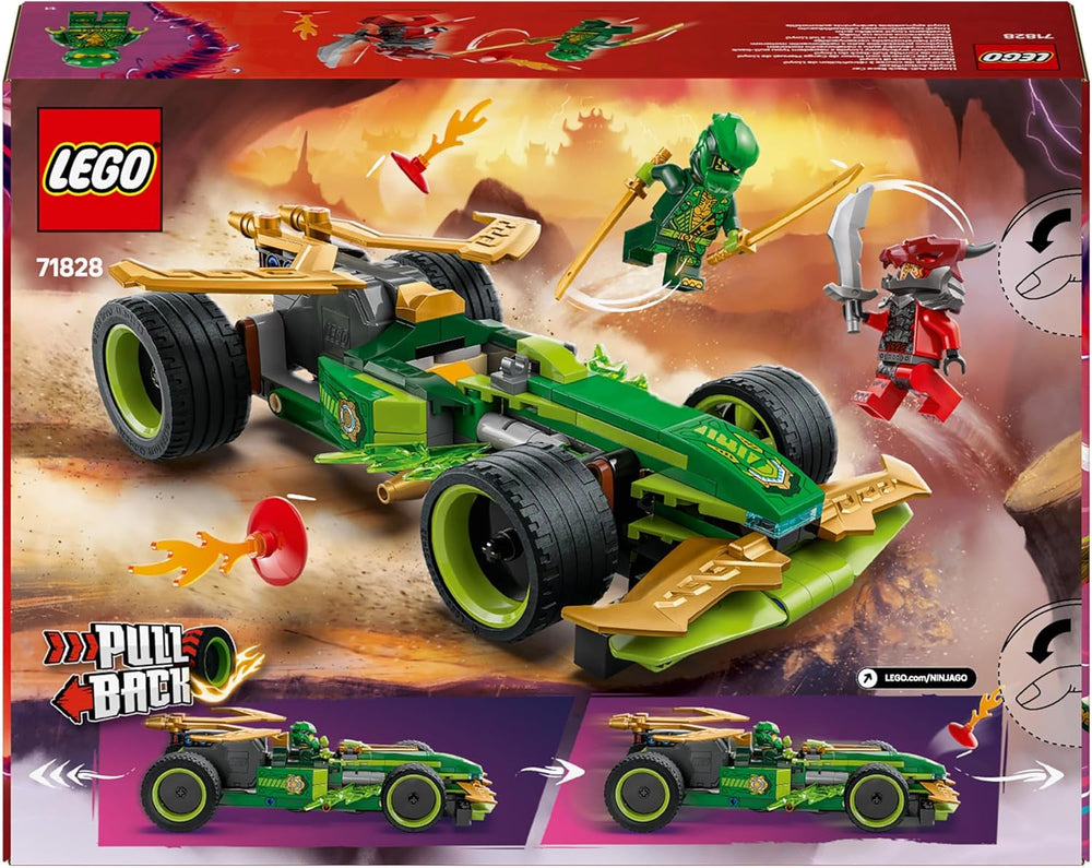 LEGO NINJAGO Lloyd's Action Speedster - Stavebnice autíčka se 2 minifigurkami pro hraní rolí, stavění autíčka pro děti - dárek pro chlapce a dívky od 7 let 71828 Stavebnice Besuche den LEGO-Store