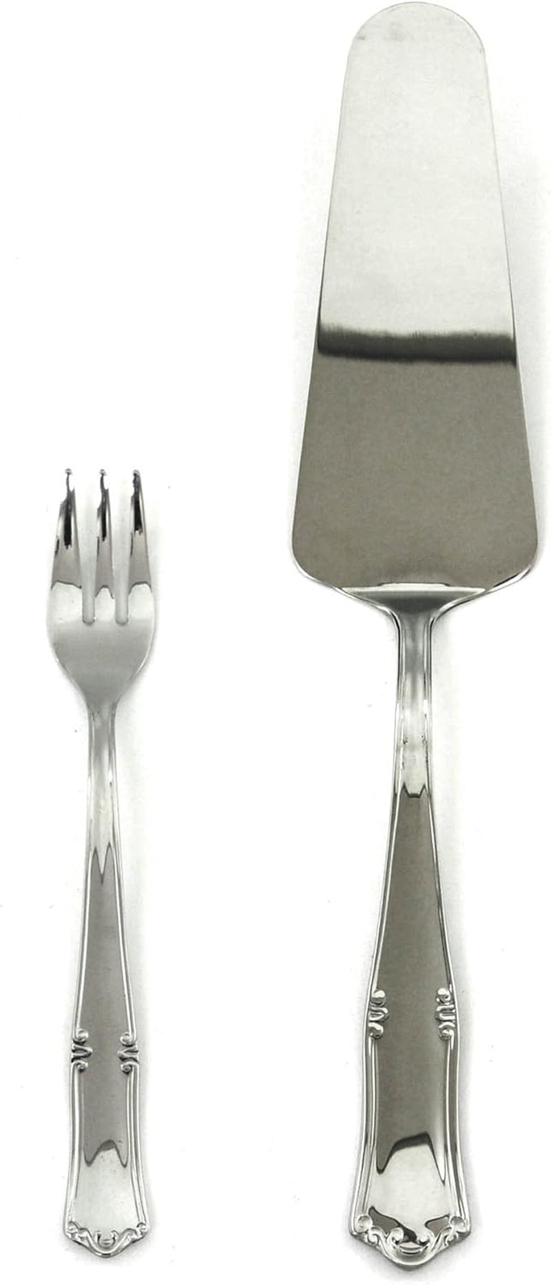 Sada příborů Bavaria Moka Stříbrná nerezová ocel Vhodné do myčky na nádobí Kuchyně Naty Shop 13dílná dortová sada