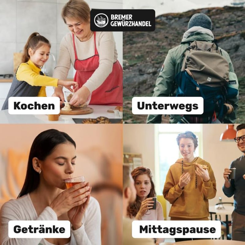 Bremer Gewürzhandel ghimbir, bucăți de fructe uscate condimentate, aromate, picante, nesulfurate, 1kg Produse deshidratate Naty Shop