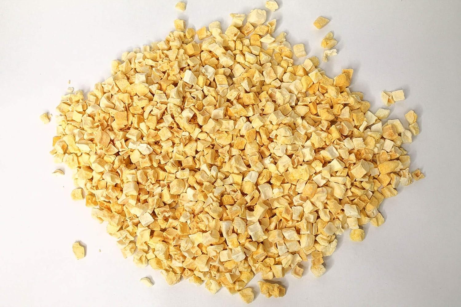 Bucăți de mango liofilizat 100g - Fructe liofilizate - Fructe uscate liofilizate - Mango uscat - Perfect pentru gustări, coacere, muesli, smoothie-uri și deserturi Produse deshidratate Naty Shop