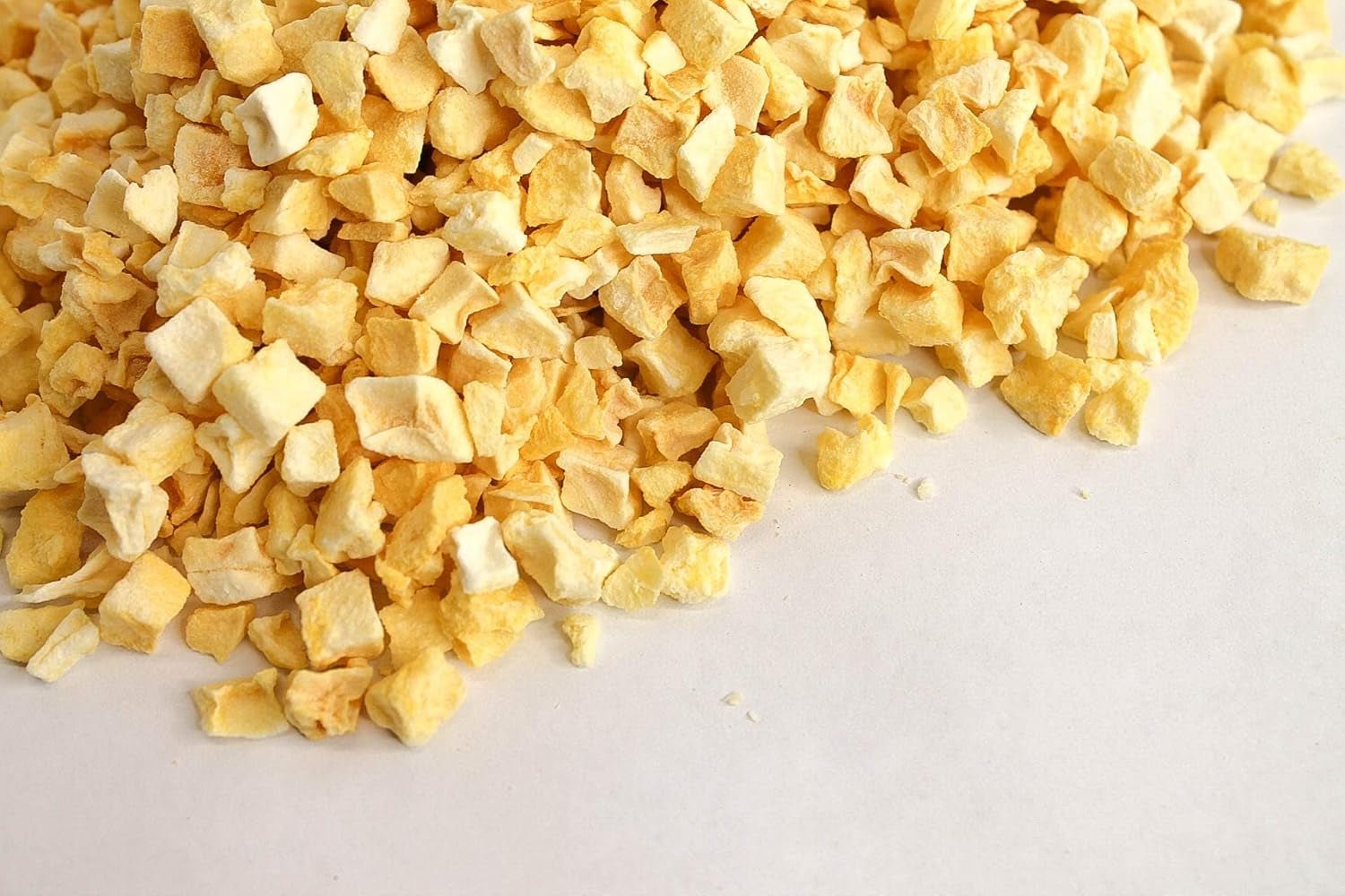 Bucăți de mango liofilizat 100g - Fructe liofilizate - Fructe uscate liofilizate - Mango uscat - Perfect pentru gustări, coacere, muesli, smoothie-uri și deserturi Produse deshidratate Naty Shop