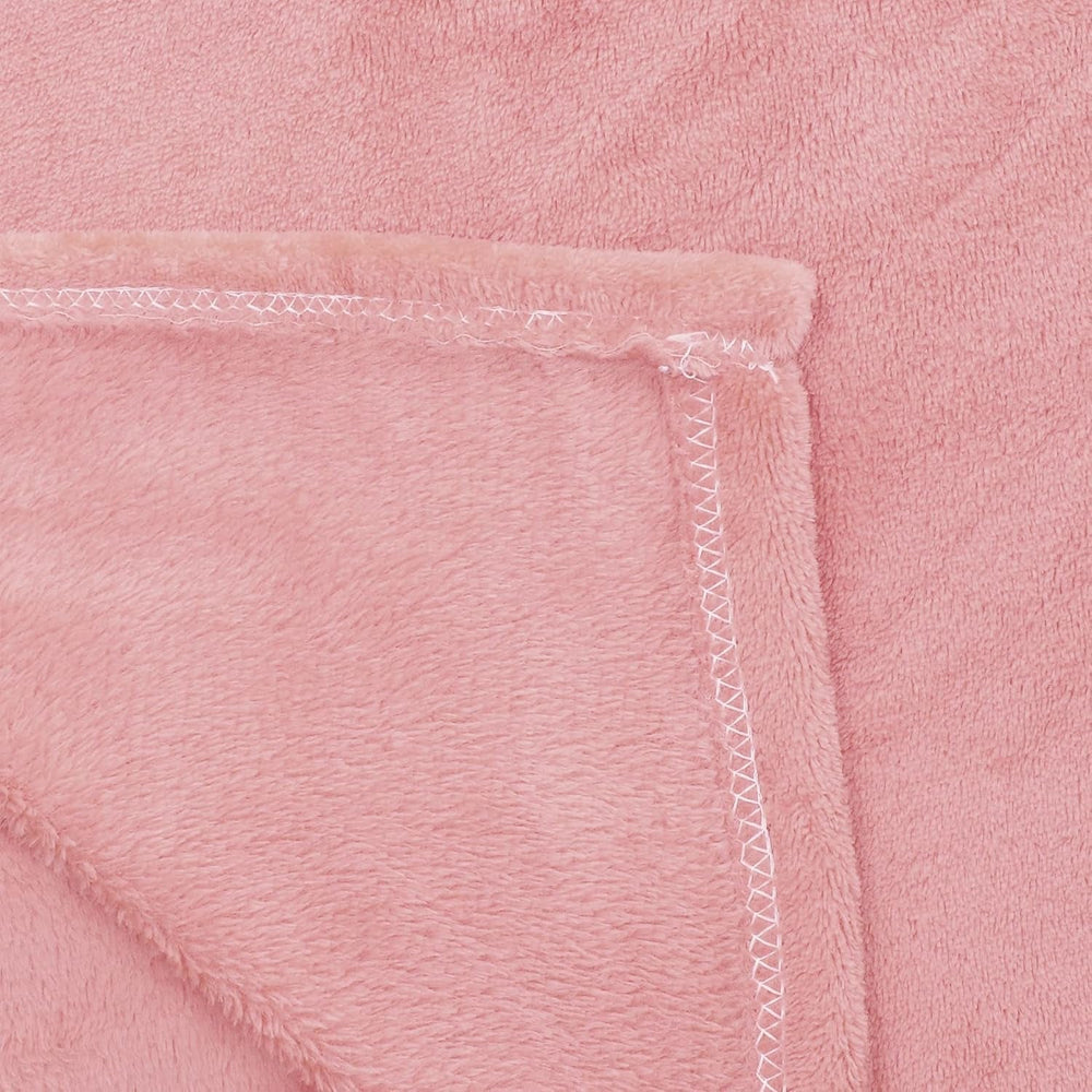 HOMLA Nadýchaná a hřejivá červená fleecová deka - na pohovku a postel Pohodlná deka Sedací deka Deka do obývacího pokoje - snadná údržba 150 X 200 cm Růžová Postele a přikrývky Besuche den HOMLA-Store