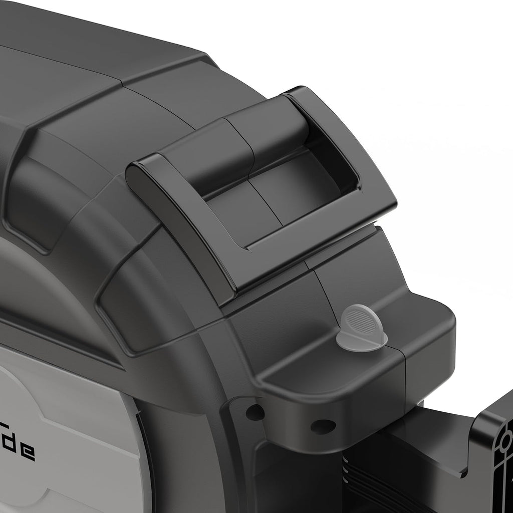 Rolă automată pentru furtun Güde 30-2-2 1/2 (rotație la 180°, pentru montare pe perete, furtun de 30 m, pulverizator de apă, suport de perete, retragere automată, opritor retragere, mâner de transport, 2 cuplaje rapide)