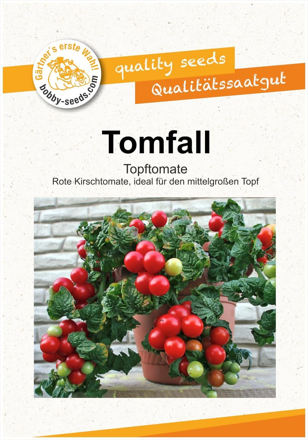 Sungold F1 Cherrytomate Tomatensamen Von Bobby-Seeds Portion