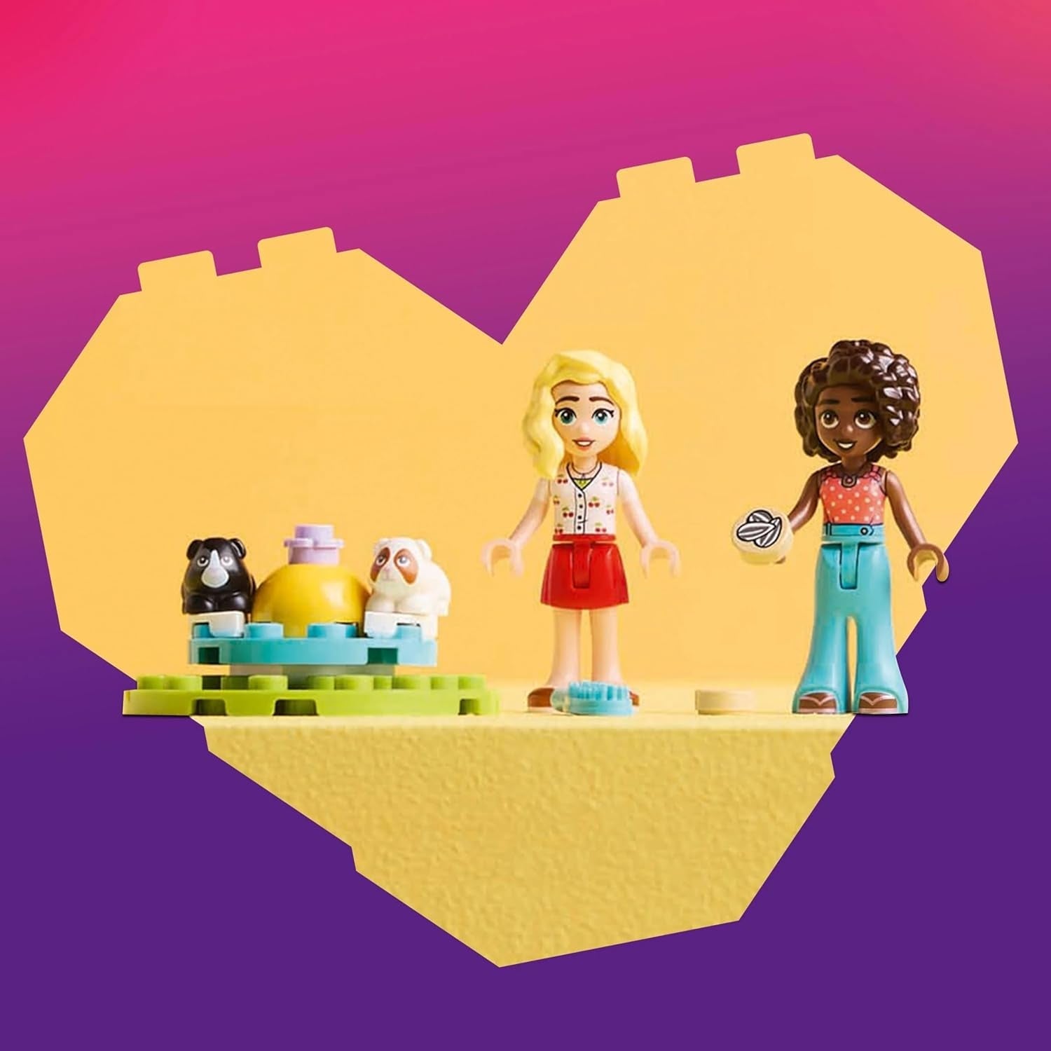 LEGO Friends Stavebnice a hrací hra pro morče se 2 minifigurkami a 2 zvířaty Hračka pro dívky 5+ Zvířecí sada 42640 Stavebnice Besuche den LEGO-Store
