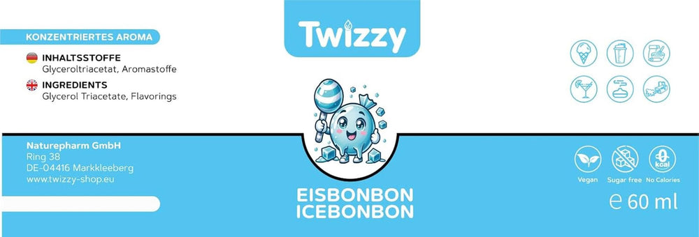 Twizzy Koncentrované Ice Candy Aroma, 60 ml Aromas Naty Shop