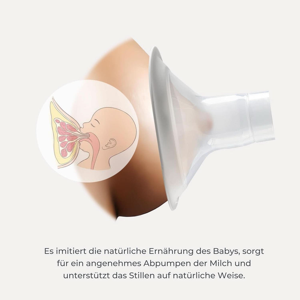 Sada dvojitých čerpadel Nuvita Efficient pro Materno Smart X - 1287KDX | Kompletní sada příslušenství, antikoliková láhev schválená Aio Accesorii Hrana si Alattare Bebe Naty Shop