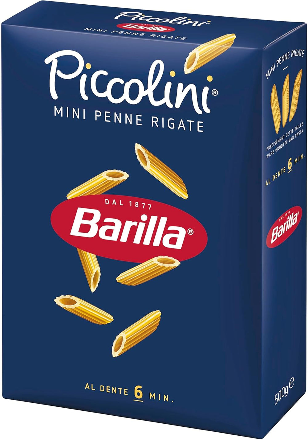 Těstoviny Barilla Piccolini Mini Penne Rigate, 500g