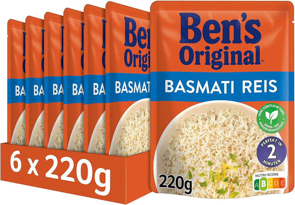 BEN'S ORIGINAL™ Express Basmati rýže 6 x 220 g