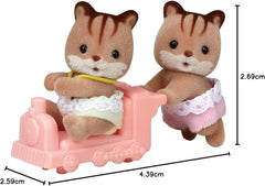 Sylvanian Families L5421 Veverka Dvojčata Domeček pro panenky Figurky domečku pro panenky Naty Shop Dolls