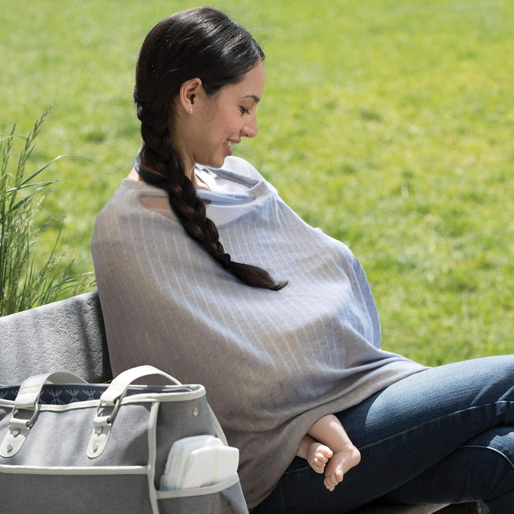 Chicco - Boppy Infinity eșarfă de îngrijire 17 Cm gri Accesorii Hrana si Alaptare Bebe Naty Shop