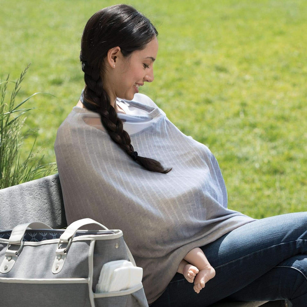 Chicco - Boppy Infinity šátek na kojení 17 cm šedý Doplňky Jídlo a kojení Bebe Naty Shop