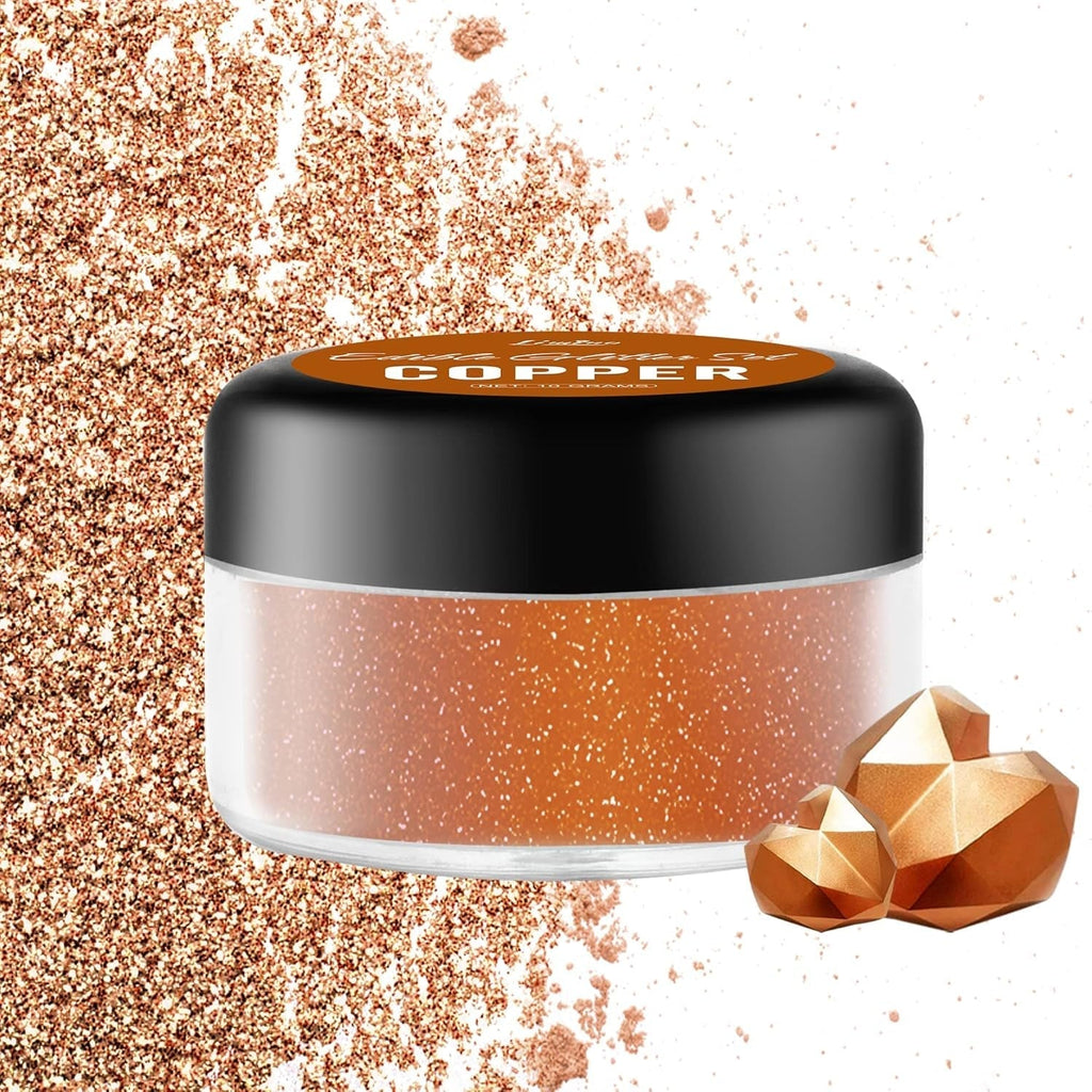 Glitter comestibil, 10 grame, diverse culori Glitter Naty Shop Cupru