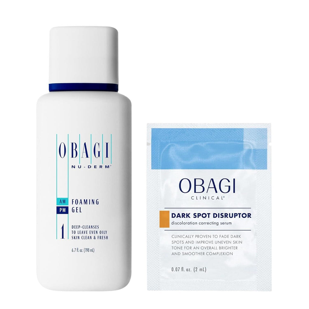 OBAGI Nu-Derm, Cleanser Gel pentru Piele Normala, Grasa sau Sensibila Cosmetice si Infrumusetare Naty Shop 198 ml + Mostra Serum