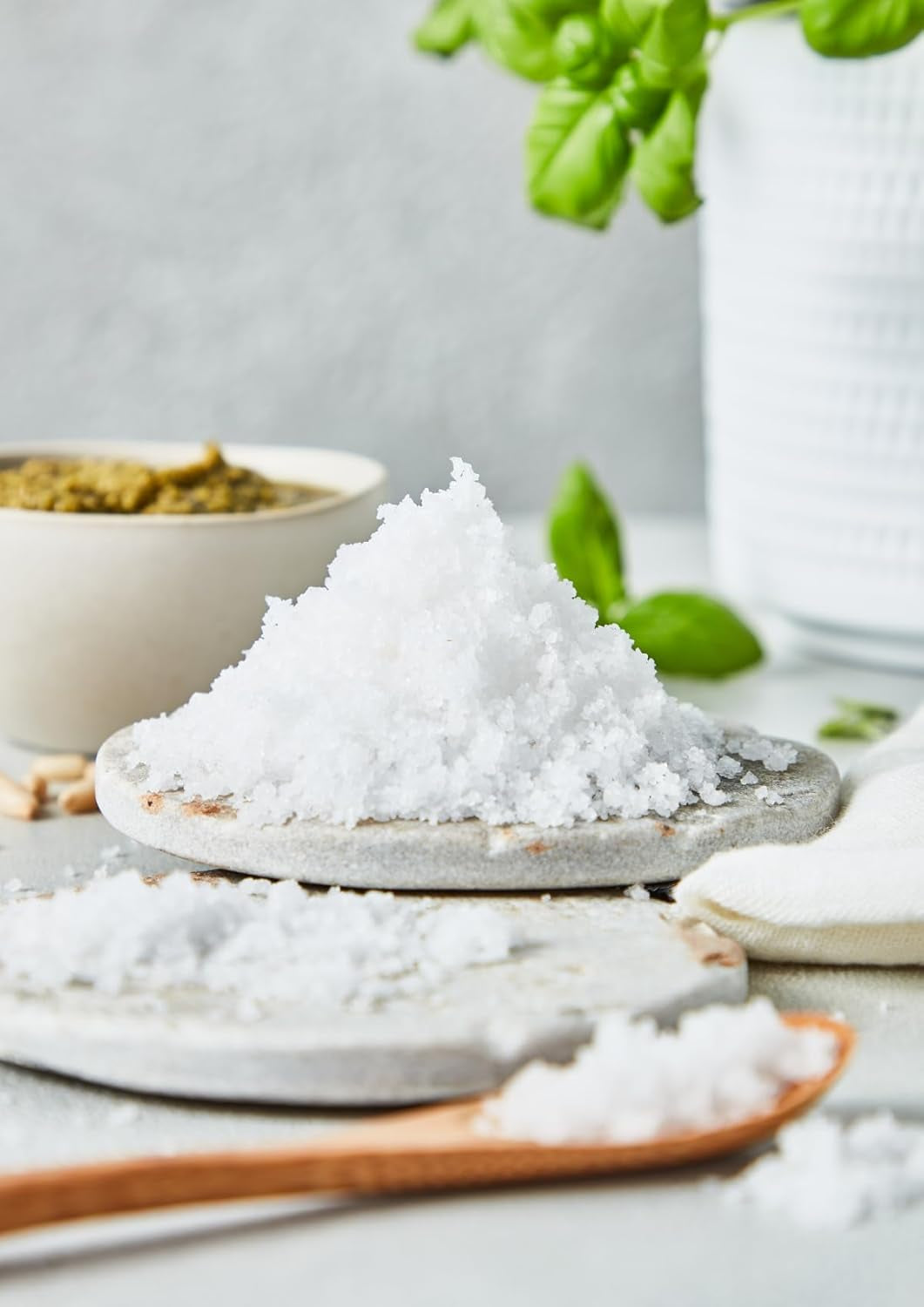Fuchs Gewürze - Fleur de Sel | Ušlechtilá posypová sůl na chřest, mořské plody a ryby | Meersalz v prémiové kvalitě 100 g v wiederverschließbaren Gewürzglas