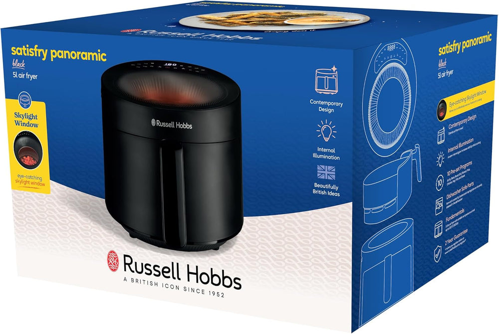 Russell Hobbs Airfryer, 5 litrů, 10 programů, okénko Naty Shop Appliances