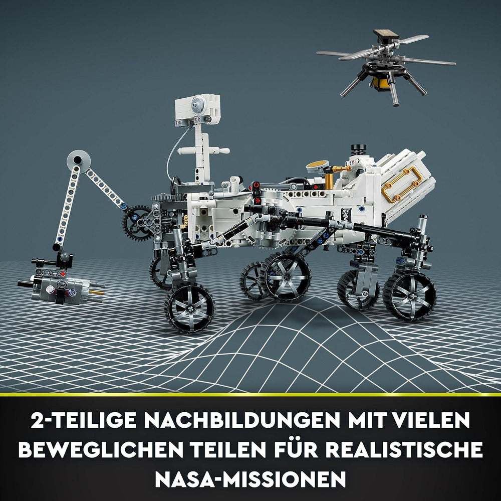 LEGO Space Toy Set 42158 Technic NASA Mars Rover Perserverance s aplikací Ar, Vědecká stavebnice pro dívky a chlapce 10+ stavebnic Besuche den LEGO-Store