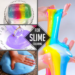 Potravinářské barvivo - 24 zářivých potravinářských barviv na pečení, zdobení dortů, polevu, sušenky, fondant a makarony - Tekuté potravinářské barvivo na výrobu mýdla a řemesla - 24 x 6 ml