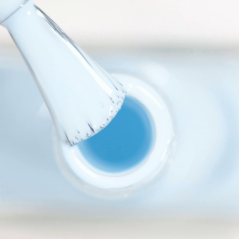 HYBRIDNÍ lak na nehty alessandro Blueberry Slush - pastelově modrý - Perfektní nehty v pouhých 3 krocích, bez LED - vydrží až 10 dní! 8 ml