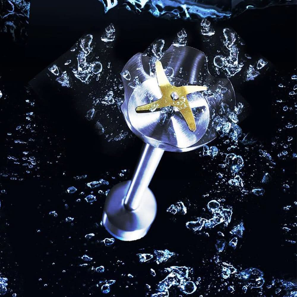 Cecotec ruční mixér Powergear 1500 - Klingen Aus Titanium Beschichtung, 21 Geschwindigkeitsstufen, 1500 W, Inklusiv Glas Mit Deckel. (Schwarz Und Edelstahl, XL) Kitchen Naty Shop