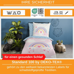 Dětské povlečení Aminata Dětské, duhové, oboustranné Povlečení dětské Naty Shop