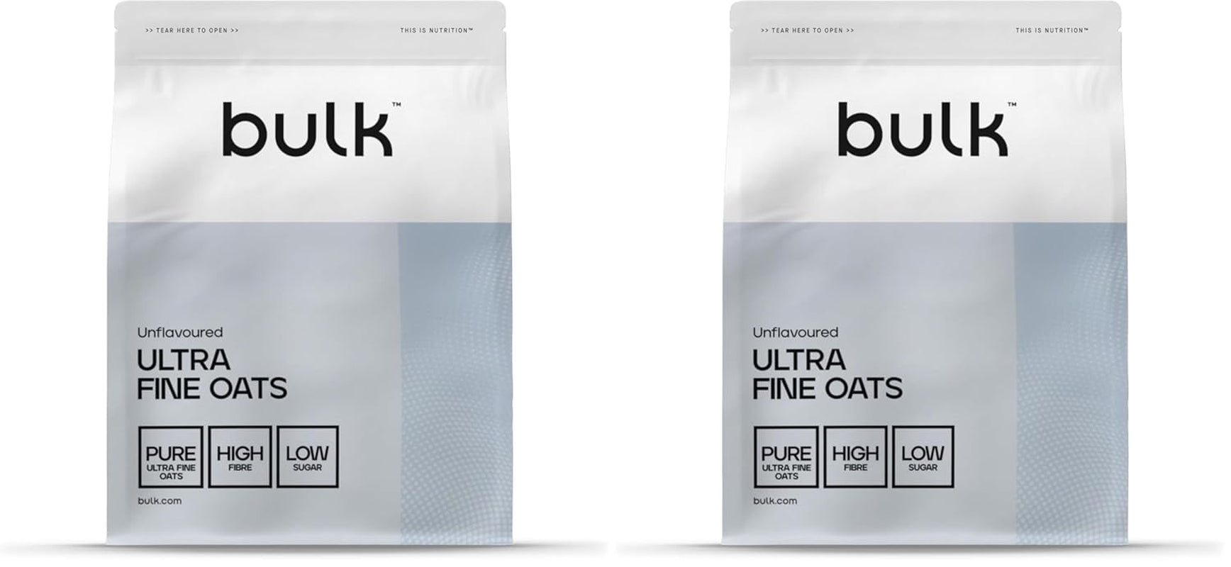 Jemně mleté ​​ovesné vločky, sypké, 2,5 kg, 50 porcí, balení se může lišit