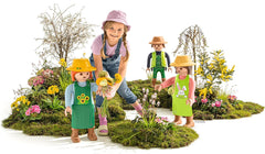 LECHUZA Gardener 2021 - Floarea-soarelui (62,5 cm), Verde/Albastru deschis