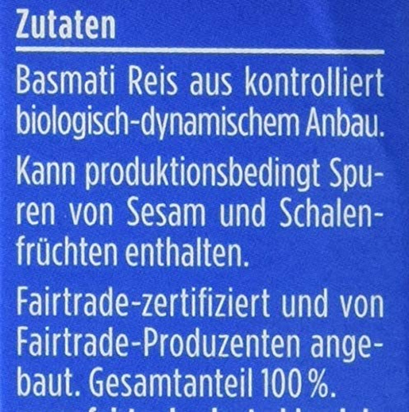 Davert bio rýže Basmati ve varných sáčcích, 2 sáčky, 250g