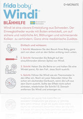 Fridababy Windi Úleva od plynu pro děti od 0 měsíců 10 kusů Jednorázové katétry Úleva od zemního plynu 20437