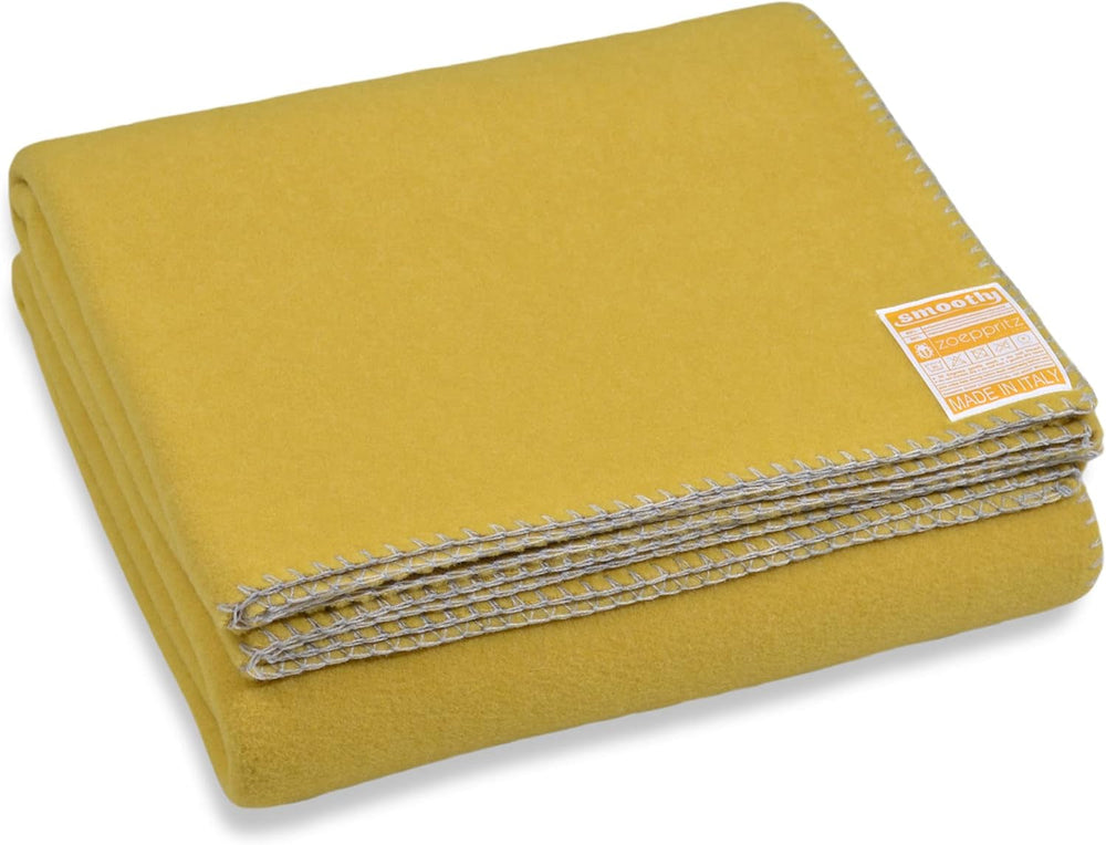 Zoeppritz din 1828 Pătură din fleece Smoothy - Pătură confortabilă pufoasă din fleece polar - Vegan - 140X190Cm - 010 Off-White, 010 Offwhite Paturi si Cuverturi Zoeppritz Since 1828 165 Curcuma 140X190Cm