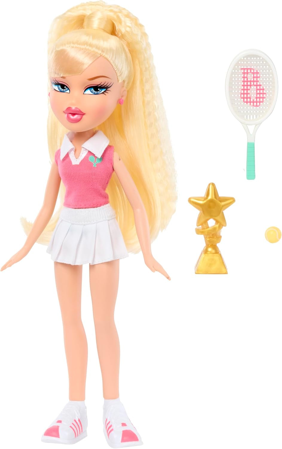 Bratz Play Sportz Cloe (Tenis) – păpușă de modă cu accesorii