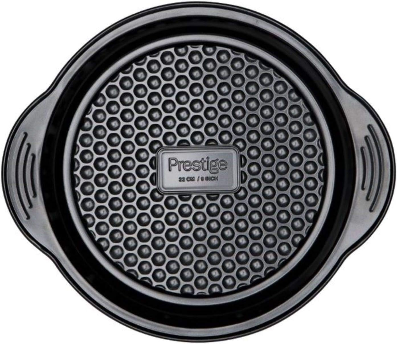 Prestige 48227 Aerolift Muffin Zinn, Carbon Steel, Schwarz Formy a pečící plechy Naty Shop 23Cm Rund Kuchenform