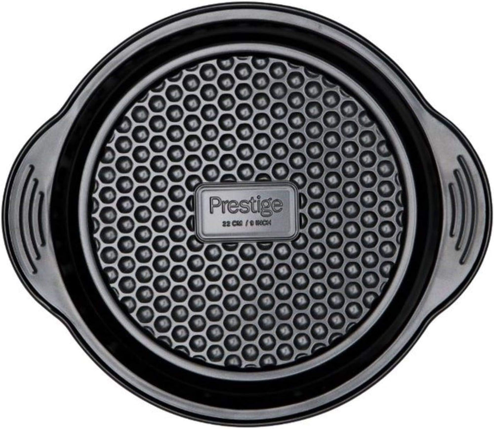 Prestige 48227 Aerolift Muffin Zinn, Carbon Steel, Schwarz Formy a pečící plechy Naty Shop 23Cm Rund Kuchenform