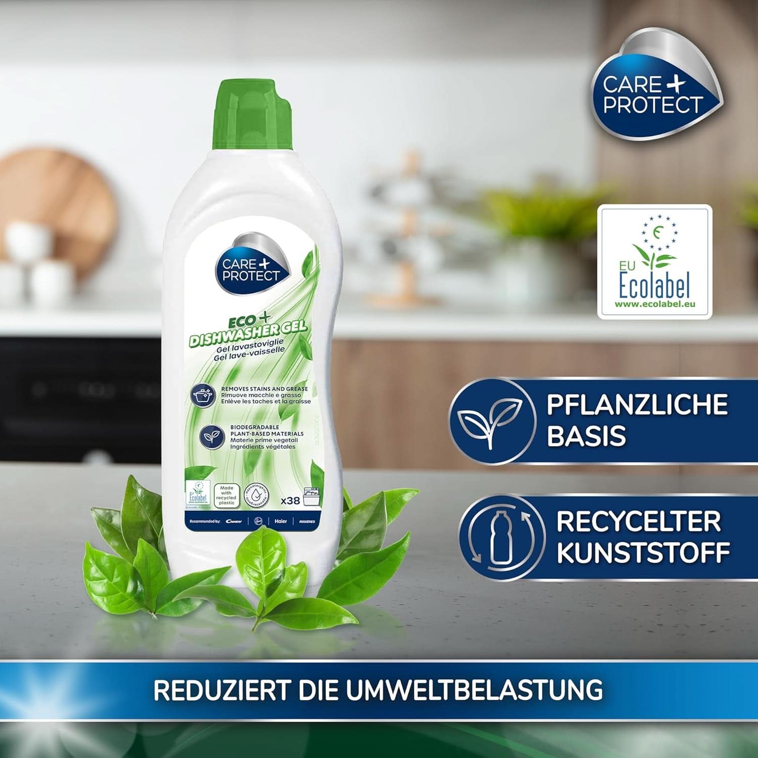 CARE + PROTECT - Ekologický gel do myčky, hypoalergenní, 650 ml Naty Shop