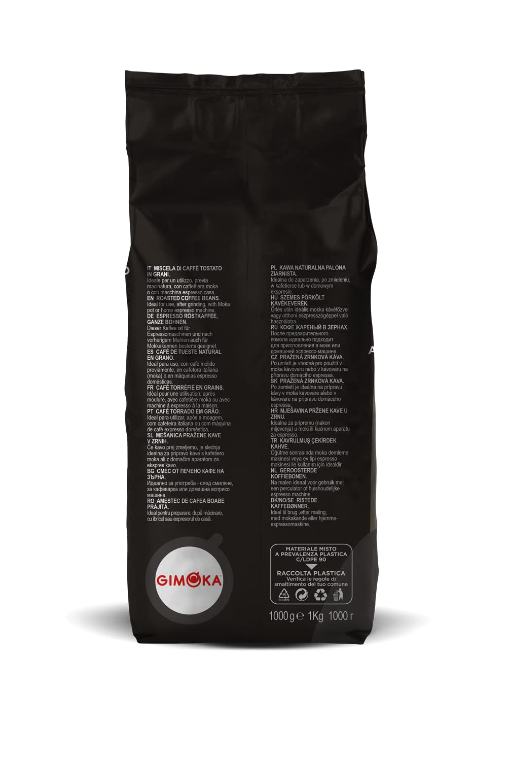 Gimoka – Kaffeebohnen – 1 kg – Classico Mischung – Intensität 10 – hergestellt in Italien – 1kg Packung