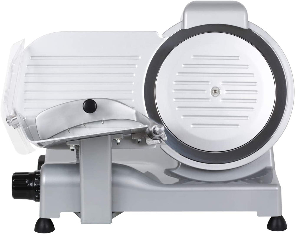 90018 Luxury 22 GS, elektrický kráječ, hliník, stříbrná/černá Kráječe a kráječe Naty Shop