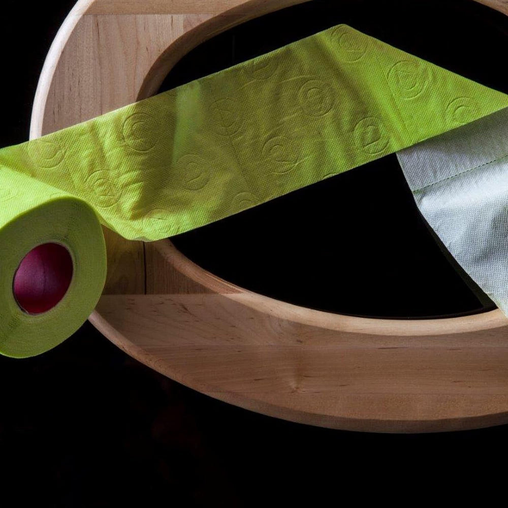 Hârtie igienică Renova, verde, 4 role