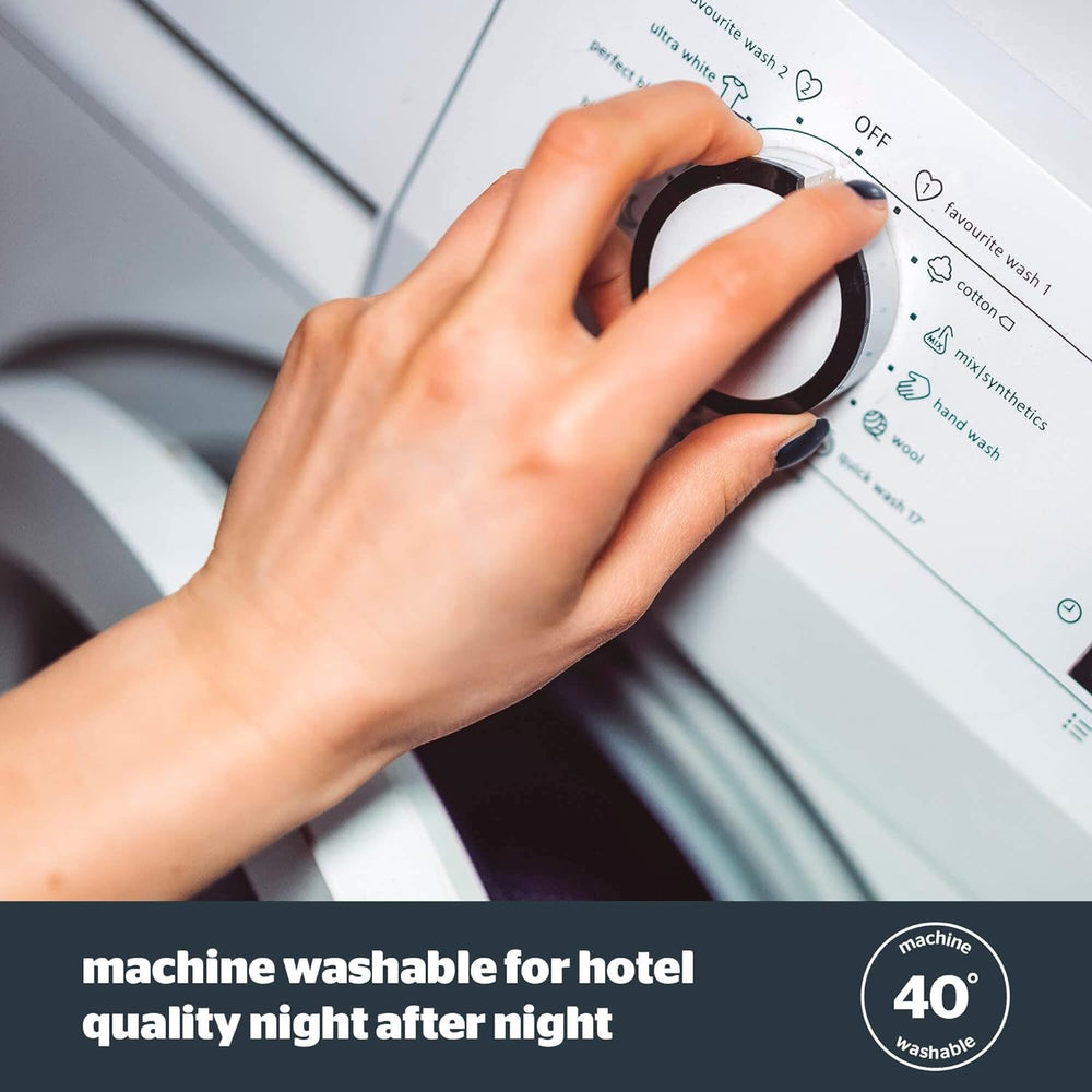 Duvet Silentnight Hotel Collection 10.5 Tog - manželská postel, polyester, bílá Peřiny a přikrývky Naty Shop