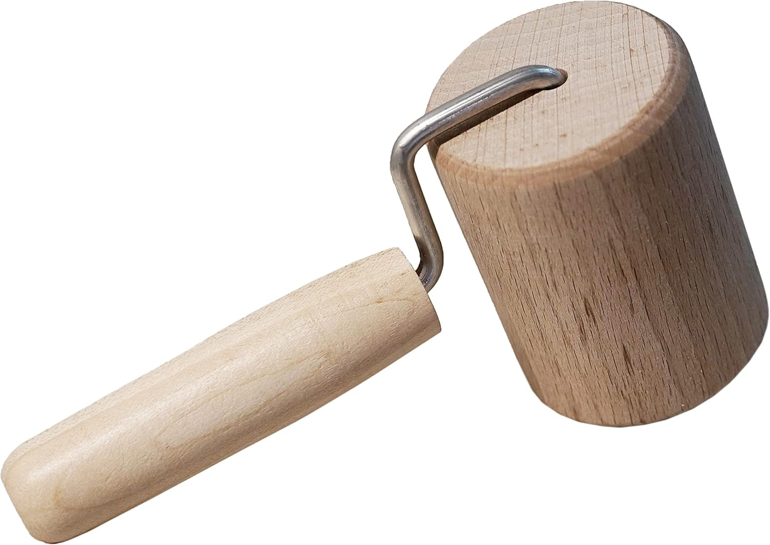 Chinchilla® Backblechroller/Teigroller zylindrisch aus Buchenholz | Der stabilní Helper für die Küche | Vyrobeno v Německu | Nachhaltige Qualität aus Deutschland | 18 x 5 cm
