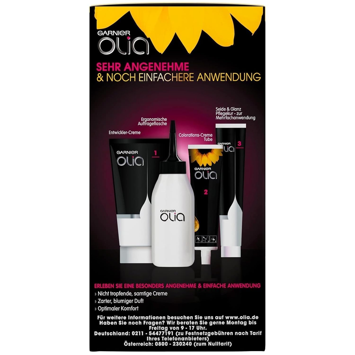 Garnier Olia Vopsea de păr permanentă fără amoniac, Vopsea de păr hrănitoare pentru acoperire 100% a părului gri, The Golds, 10.32 Platinum Gold (Blond), 3 bucăți Vopsea pentru par Naty Shop