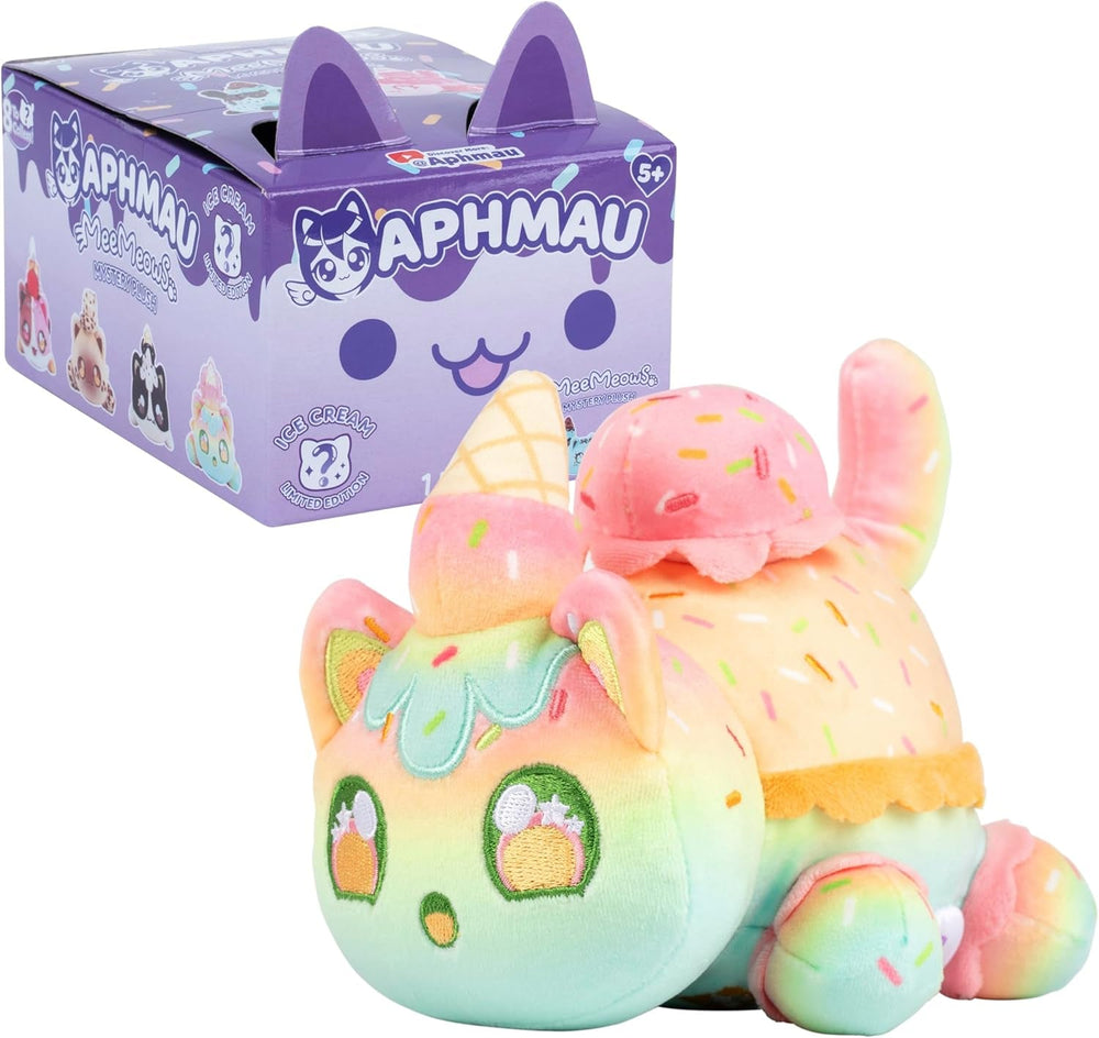 Aphmau - 15 cm Mystery Meemeows Plush - Ice Cream Akční figurky Naty Shop